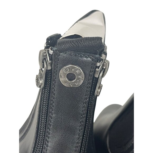 Black Wedge Ankle Boots - Picture 10 of 13